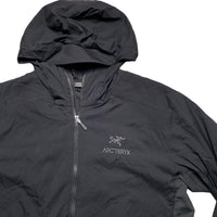 Arc’Teryx Black and Grey Atom SL Lightweight Hoodie Jacket (L)