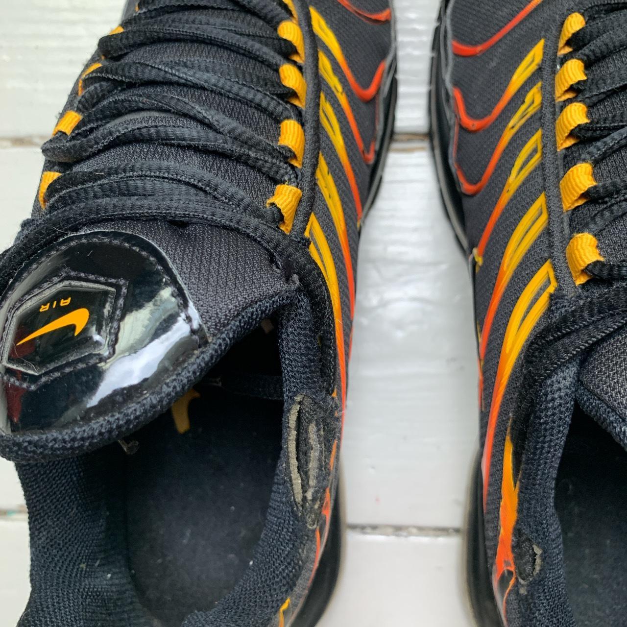 Nike TN Air Max Plus 97 Hybrid Black Sunset Yellow and Orange