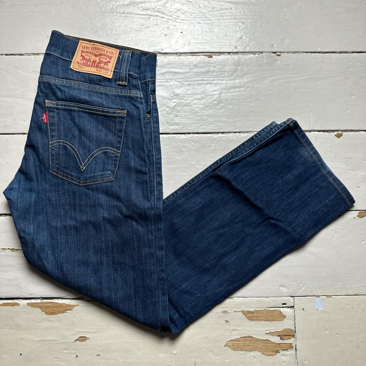 Levis 506 Dark Navy Baggy Jeans