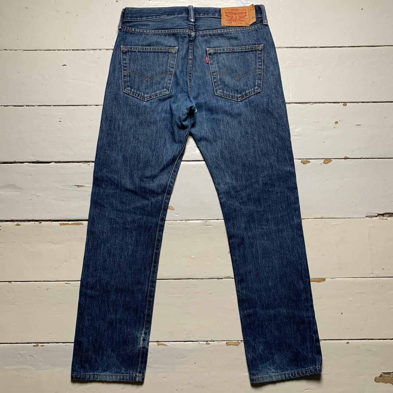 Levis 501 Blue Navy Jeans