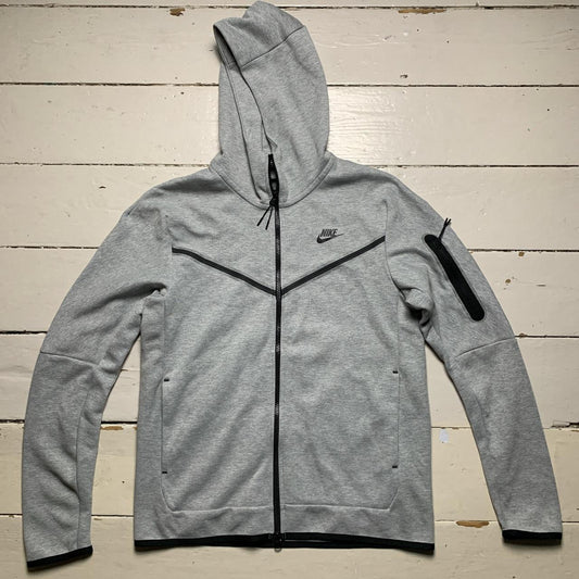 Nike Tech Fleece New Season Grey and Black hoodie