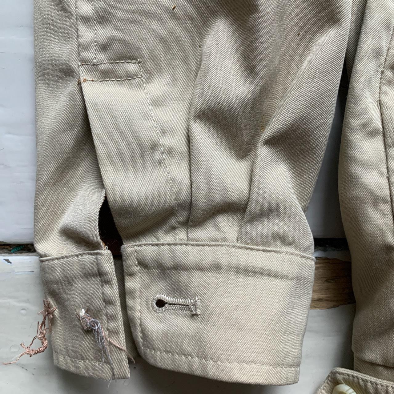 Burberry Burberrys Vintage Cream Bomber Jacket