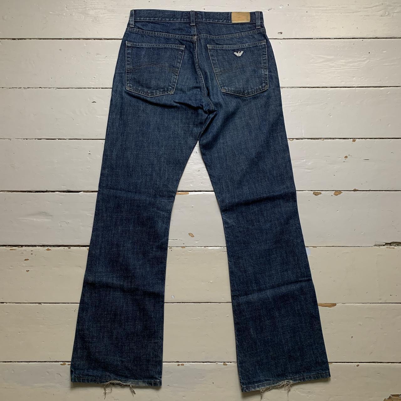 Armani Vintage Flare Jeans Navy