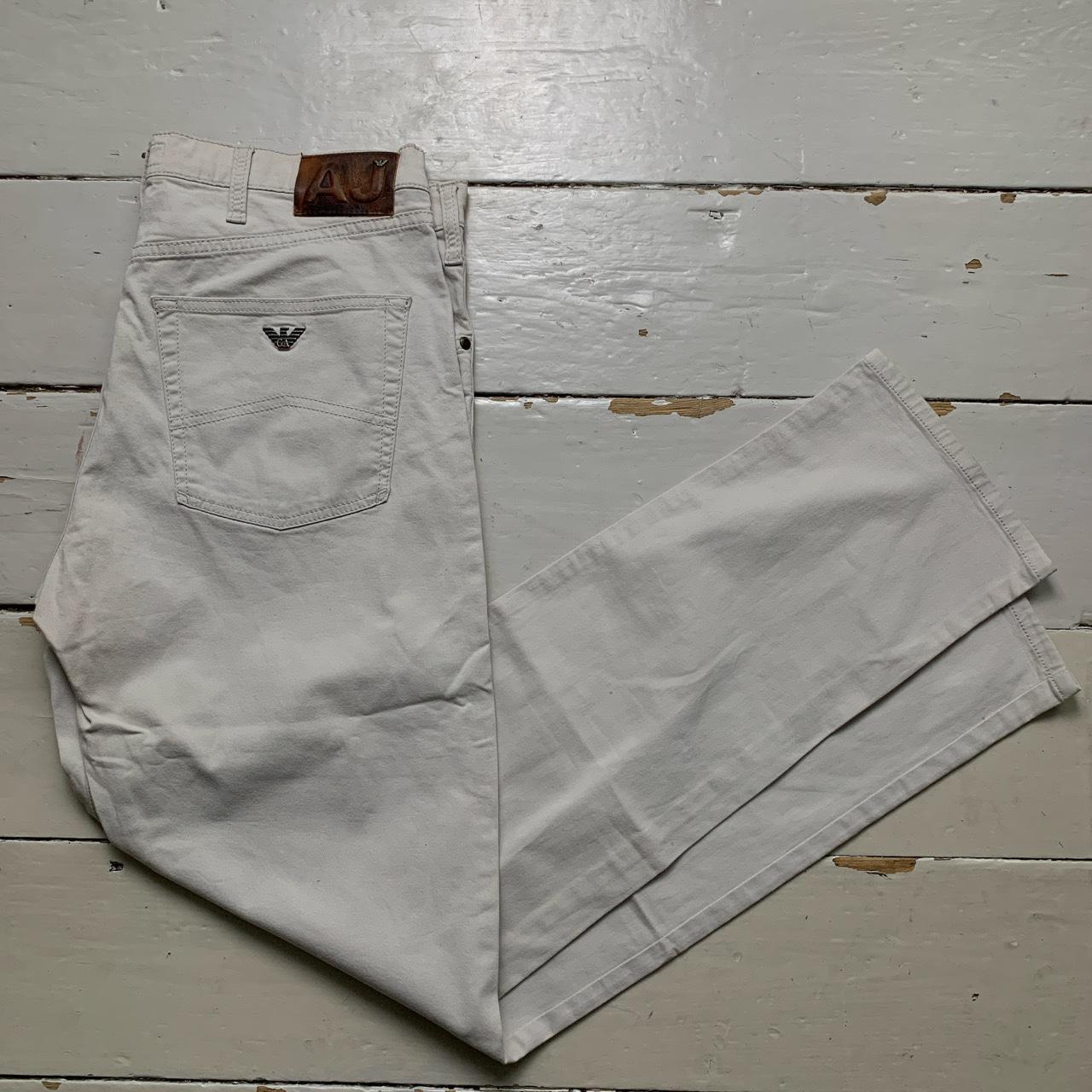 Armani Vintage Cream Jeans