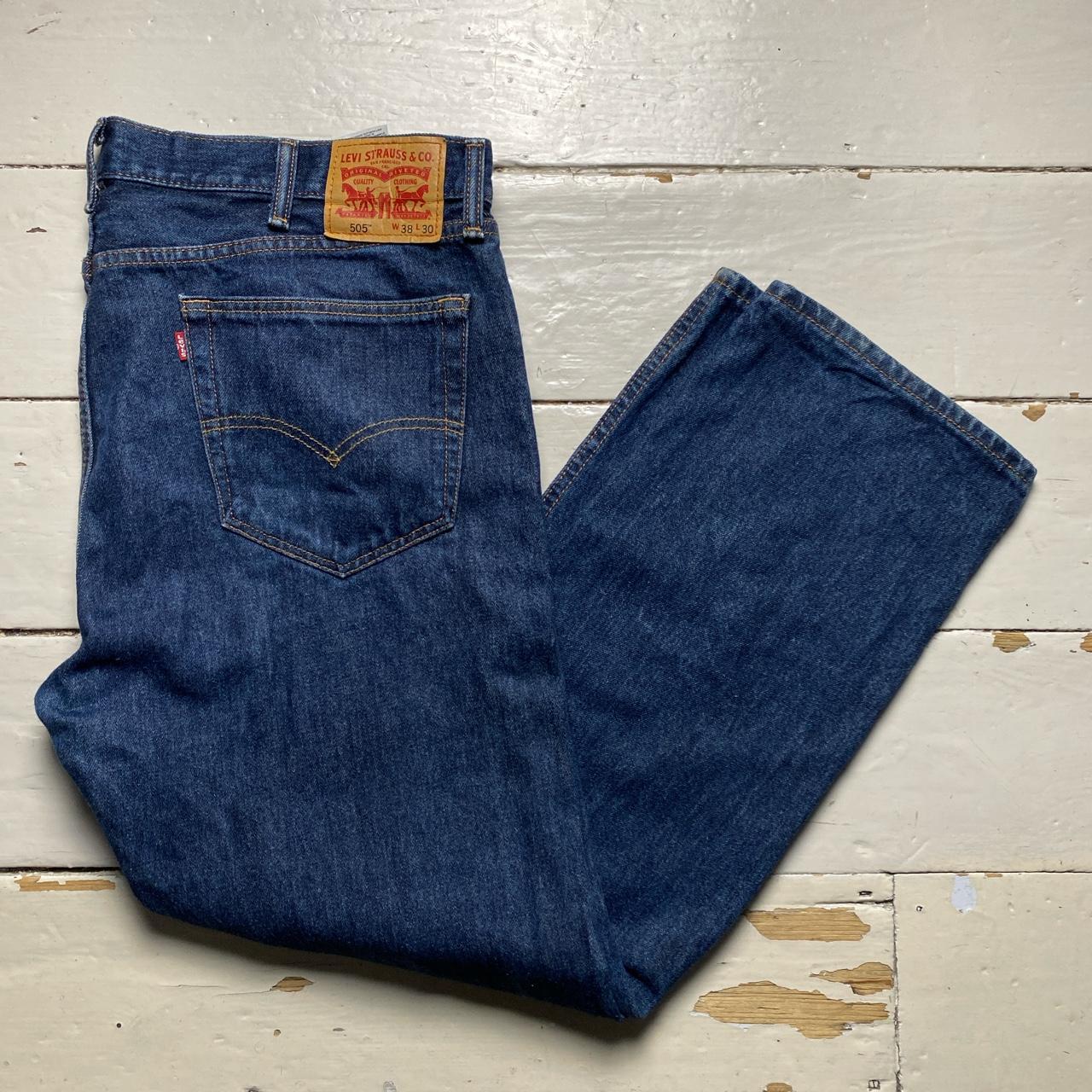 Levis Dark Navy 505 Baggy Jeans