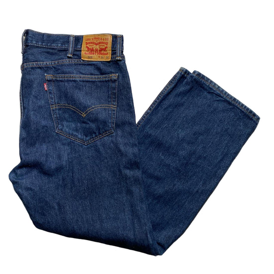 Levis Dark Navy 505 Baggy Jeans (38W)