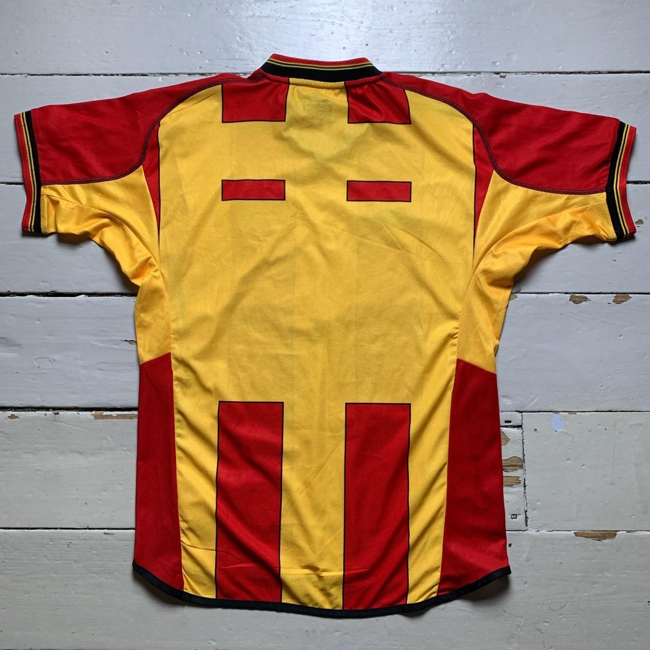 Galatasaray Vintage 2002 Football Jersey Red and Yellow Jersey