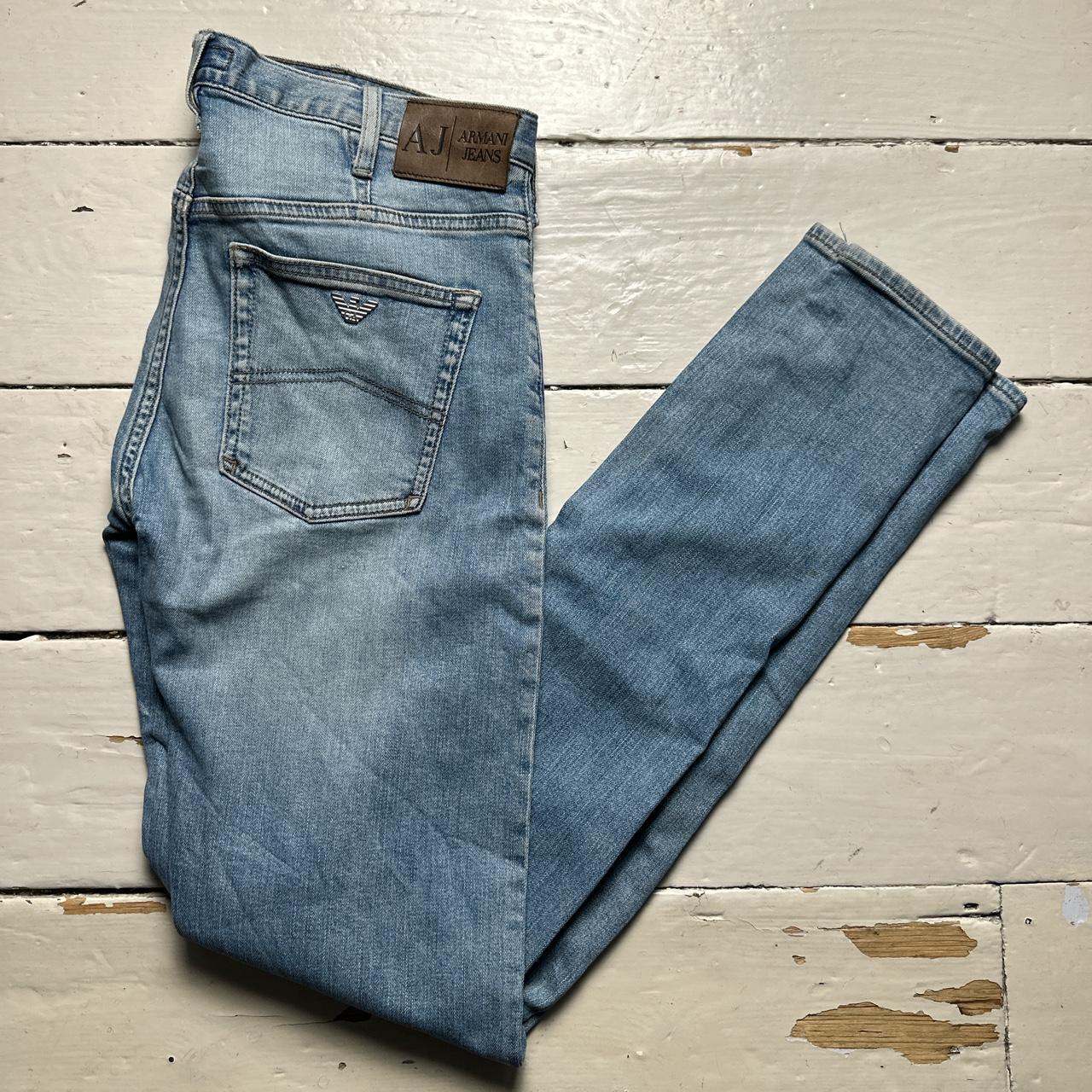 Armani J21 Slim Light Blue Jeans