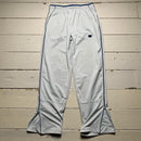 Nike Vintage Multi Swoosh Baby Blue and Navy Track Pant Bottoms