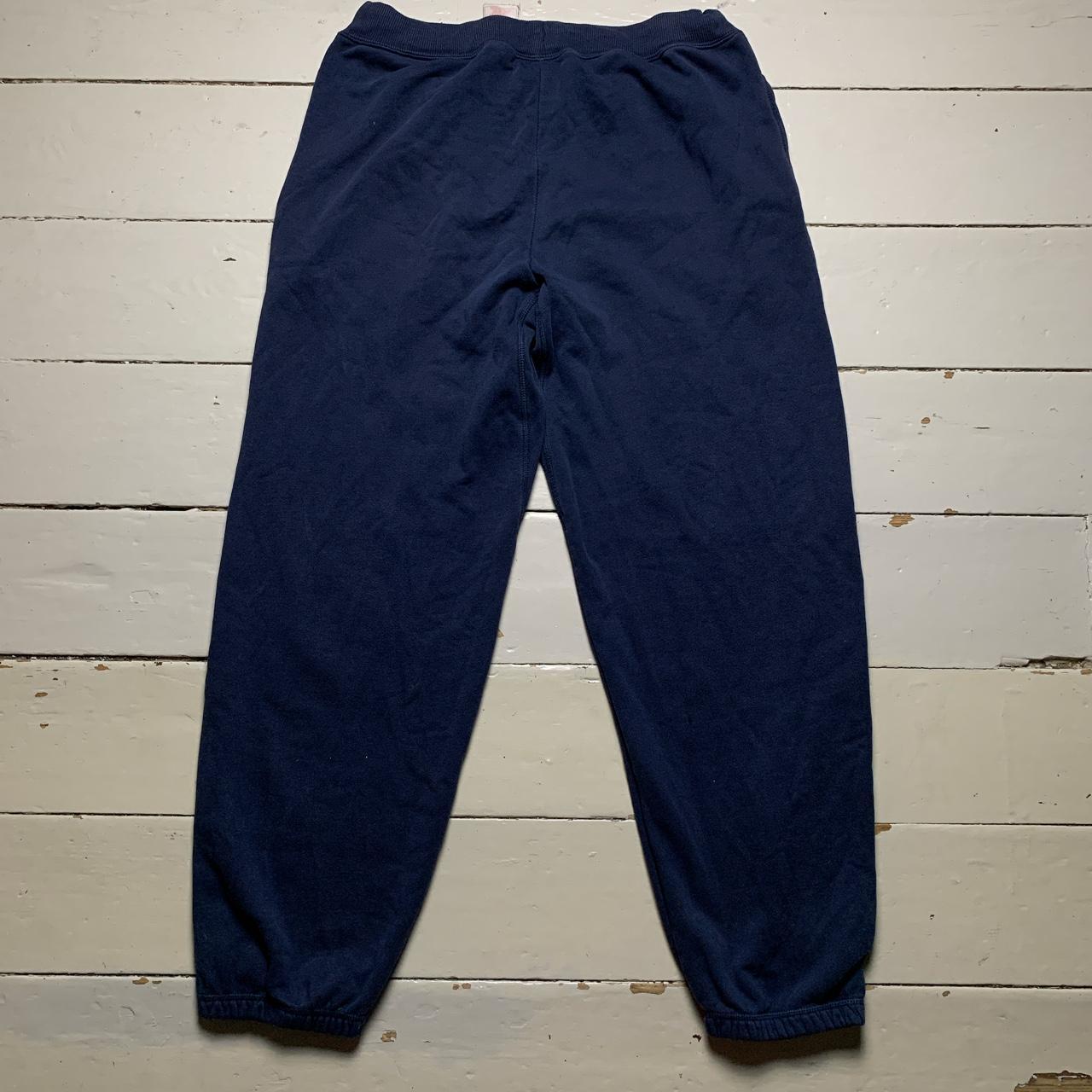 Nike Vintage Navy and White Swoosh Joggers