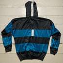 Adidas Vintage Track Hooded Jacket Blue and Black