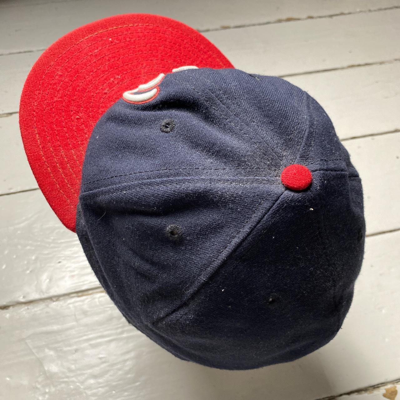 Washing Nationals New Era Fitted Cap Navy and Red