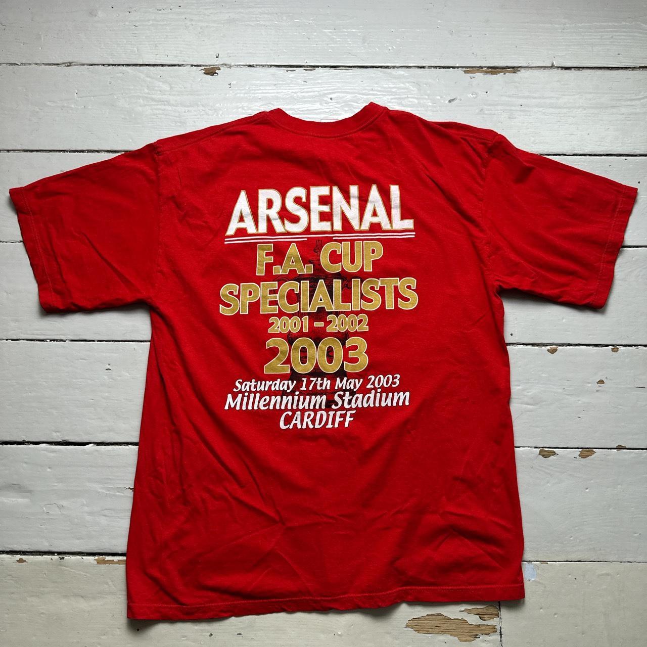 Arsenal FA Cup Specialists Vintage 2003 T Shirt