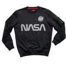 NASA Alpha Industries Black Reflective Jumper (M)