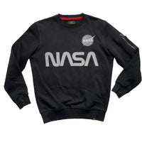 NASA Alpha Industries Black Reflective Jumper (M)