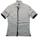 Hugo Boss Light Blue and Navy Short Sleeve Shirt (S)