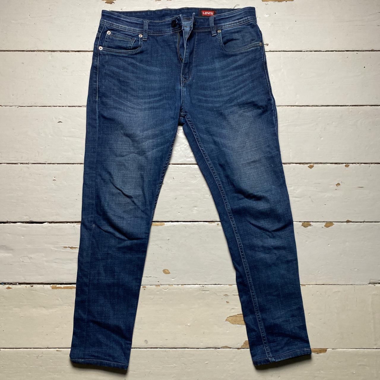 Levis 505 Navy Slim Tailored Jeans