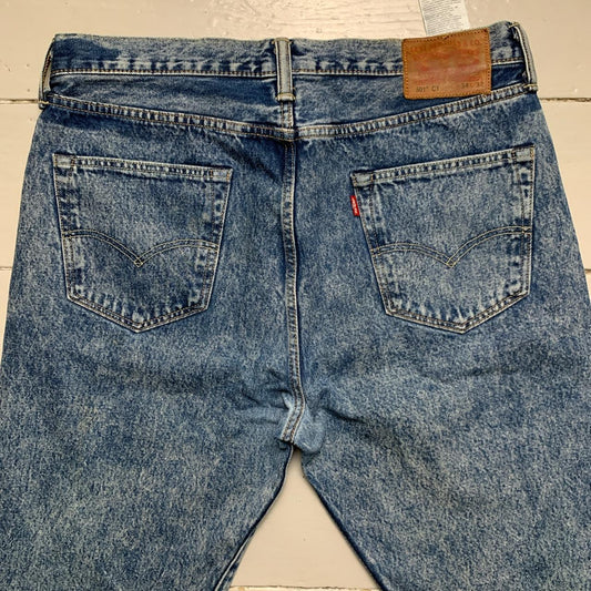 Levis 501 CT Vintage Acid Wash Blue Jeans