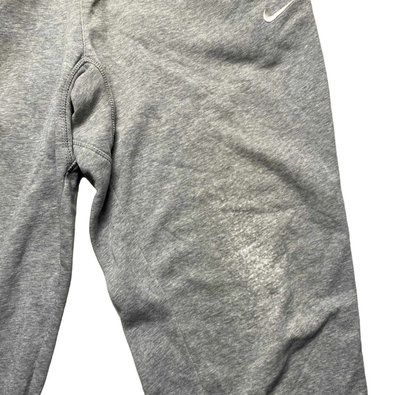 Nike Swoosh Grey and White Baggy Joggers (M)