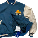 NNOVA Travel Notes Varsity Fleece and Faux Leather Bomber Jacket (S)