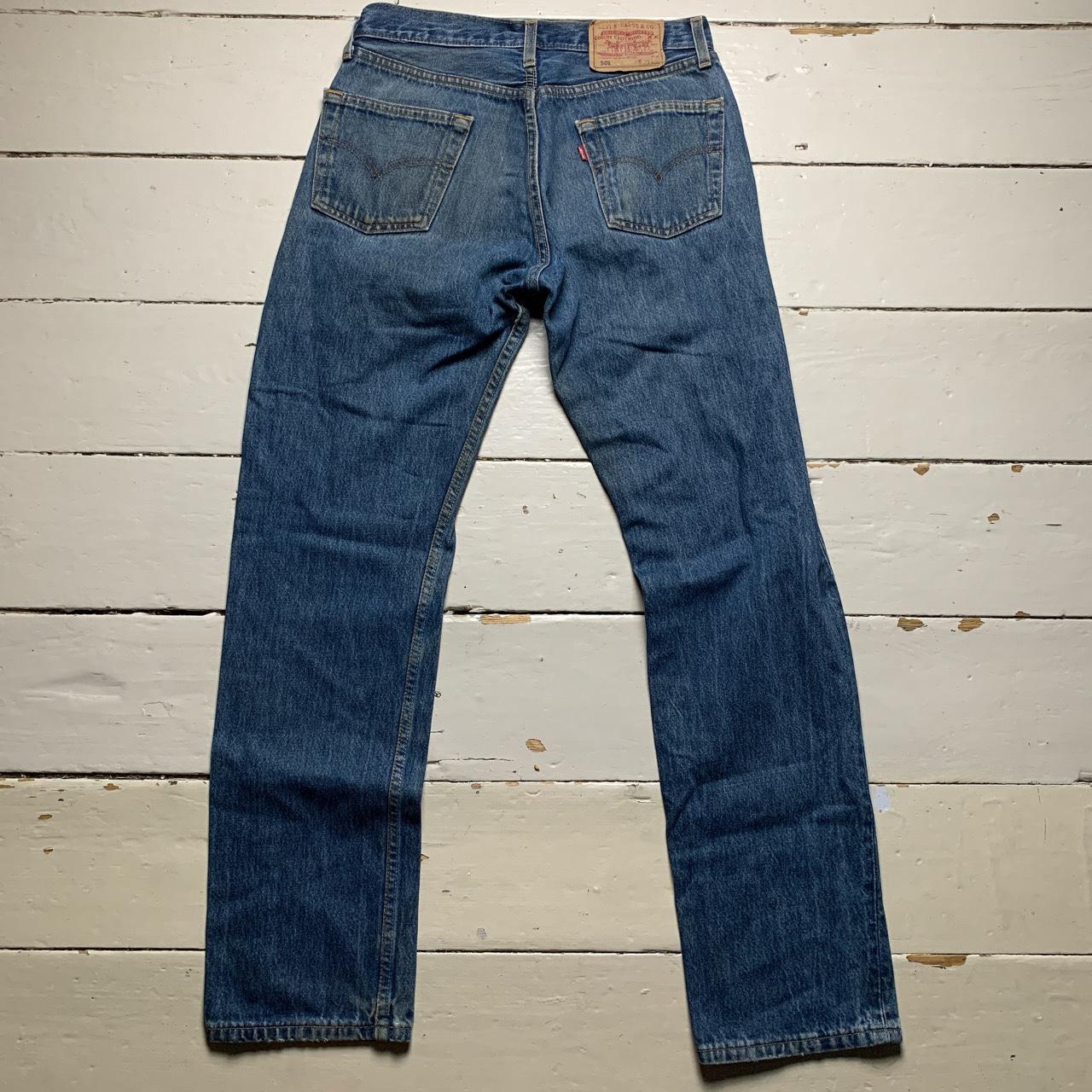 Levis Navy Vintage 501 Baggy Jeans