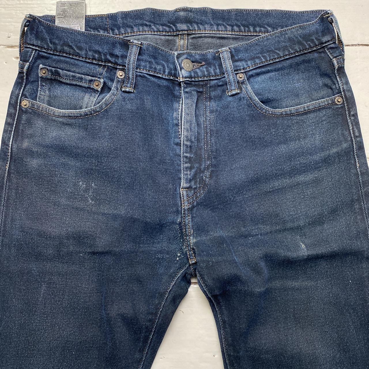 Levis 510 Vintage Distressed Dark Navy Jeans