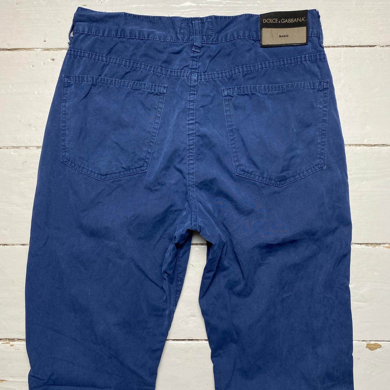 Dolce & Gabbana Vintage Basics Navy Trousers