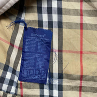 Burberry Burberrys Vintage Cream Nova Check Trench Coat