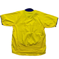 Nike Arsenal Vintage O2 2003 04 Yellow and Blue Football Jersey (XL)