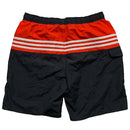 Adidas Grey Orange and White Shell Track Pant Shorts (L)
