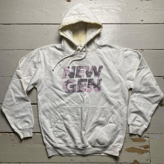 New Gen Record Label White Hoodie