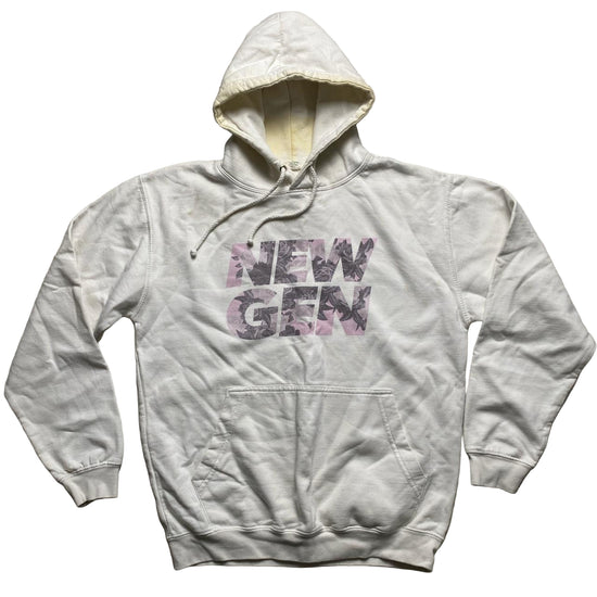 New Gen Record Label White Hoodie (M)