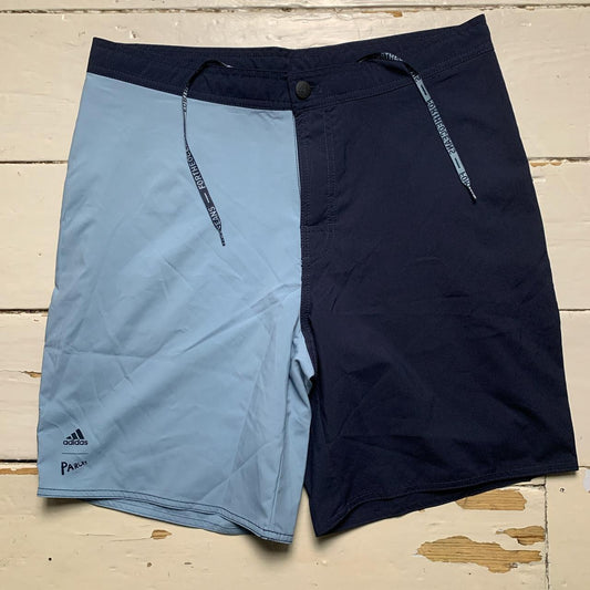 Adidas Parley Navy and Baby Blue Shorts