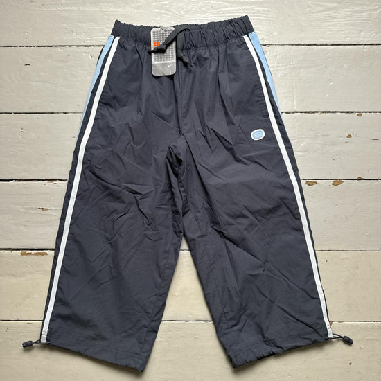Nike Cortez Vintage Shell Track Pant Shorts Grey and Baby Blue