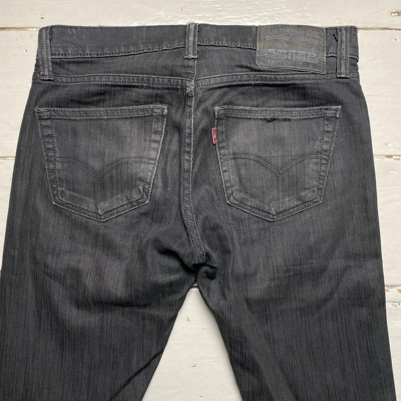 Levis 510 Black Slim Jeans