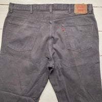 Levis 505 Baggy Grey Faded Jeans