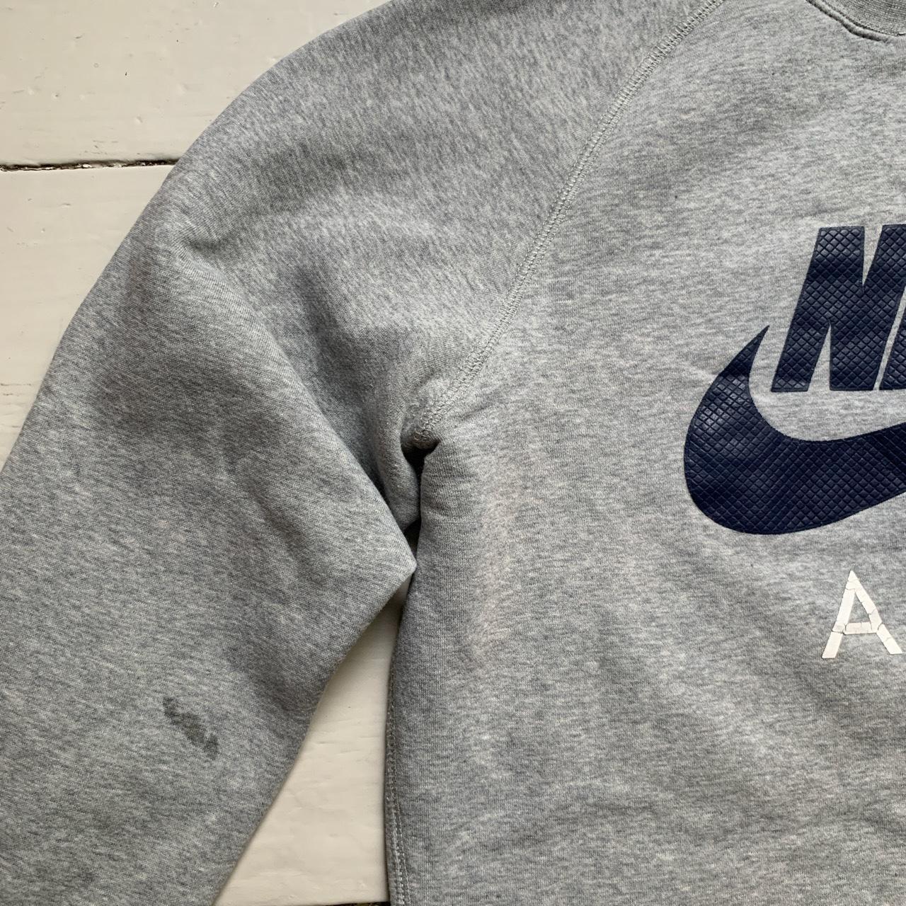 Nike Air Vintage Grey and Navy Jumper