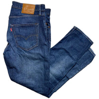 Levis 512 Slim Dark Navy Jeans (34W)