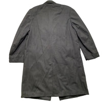 Aquascutum Vintage Green Wool Long Trench Coat (XL)