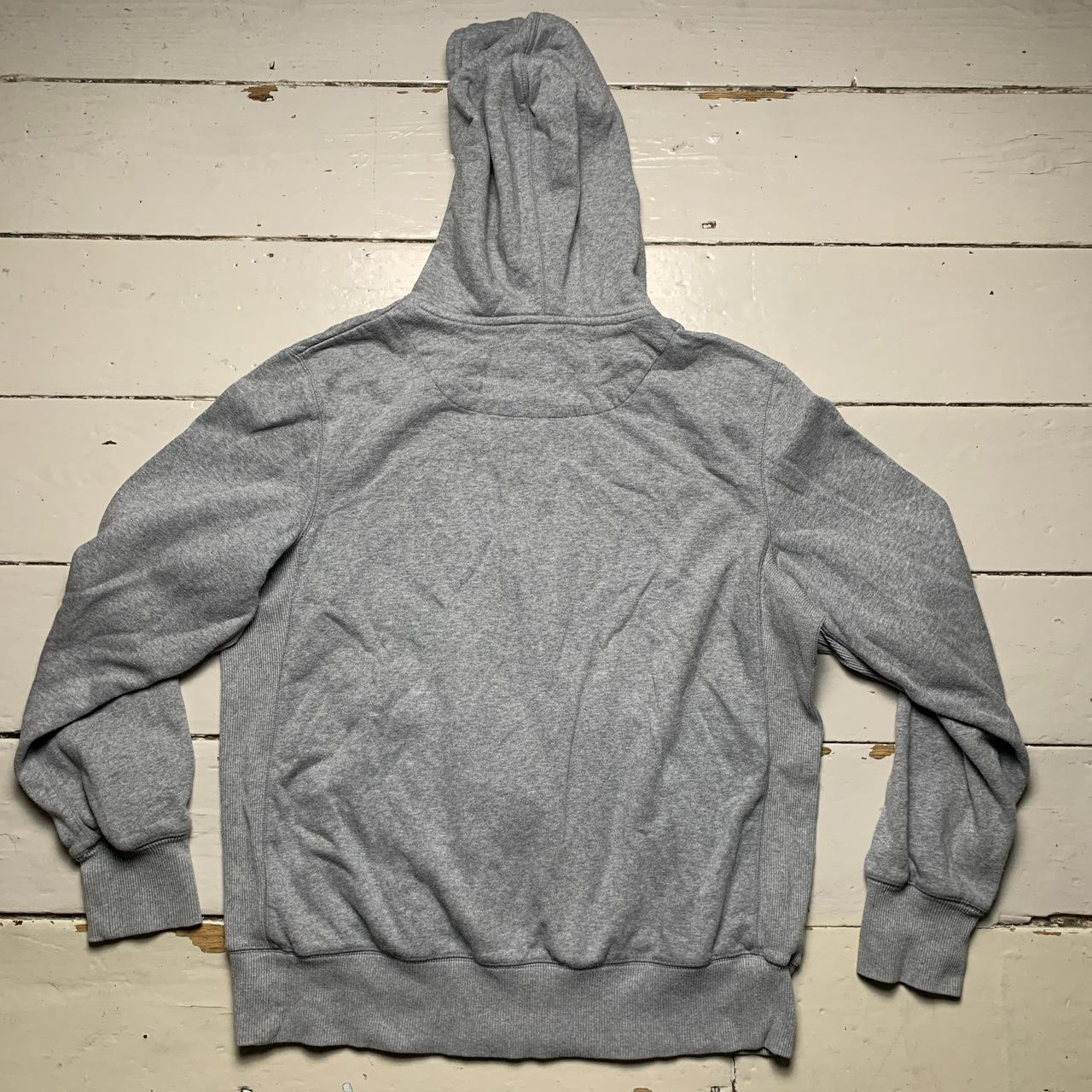 Nike Swoosh Green and Grey Vintage Hoodie