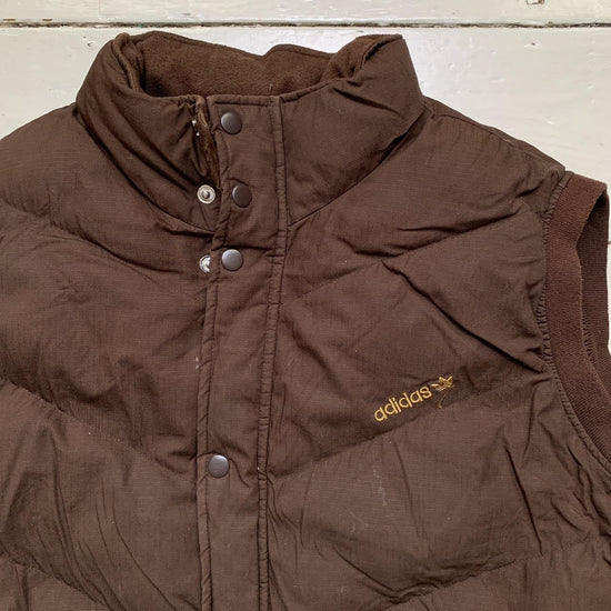 Adidas Brown Vintage Gilet
