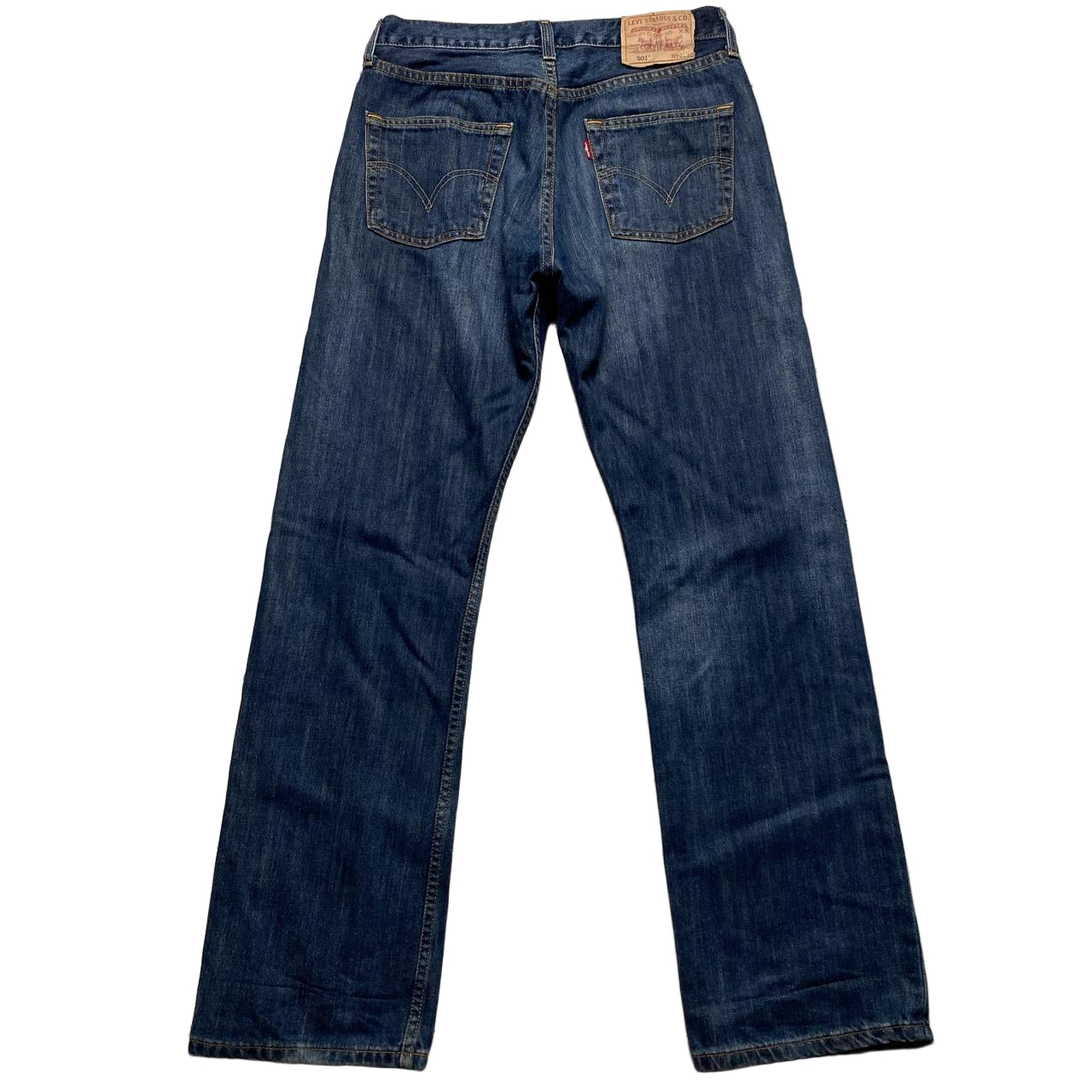 Levis 501 Dark Navy Jeans (30W)
