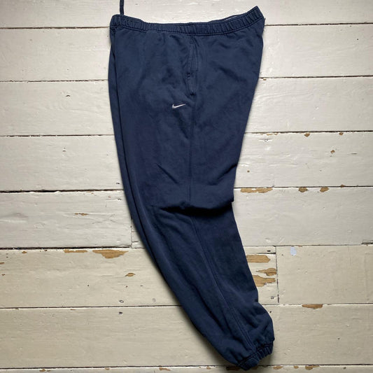 Nike Swoosh Navy and White Athletic Department Baggy Joggers