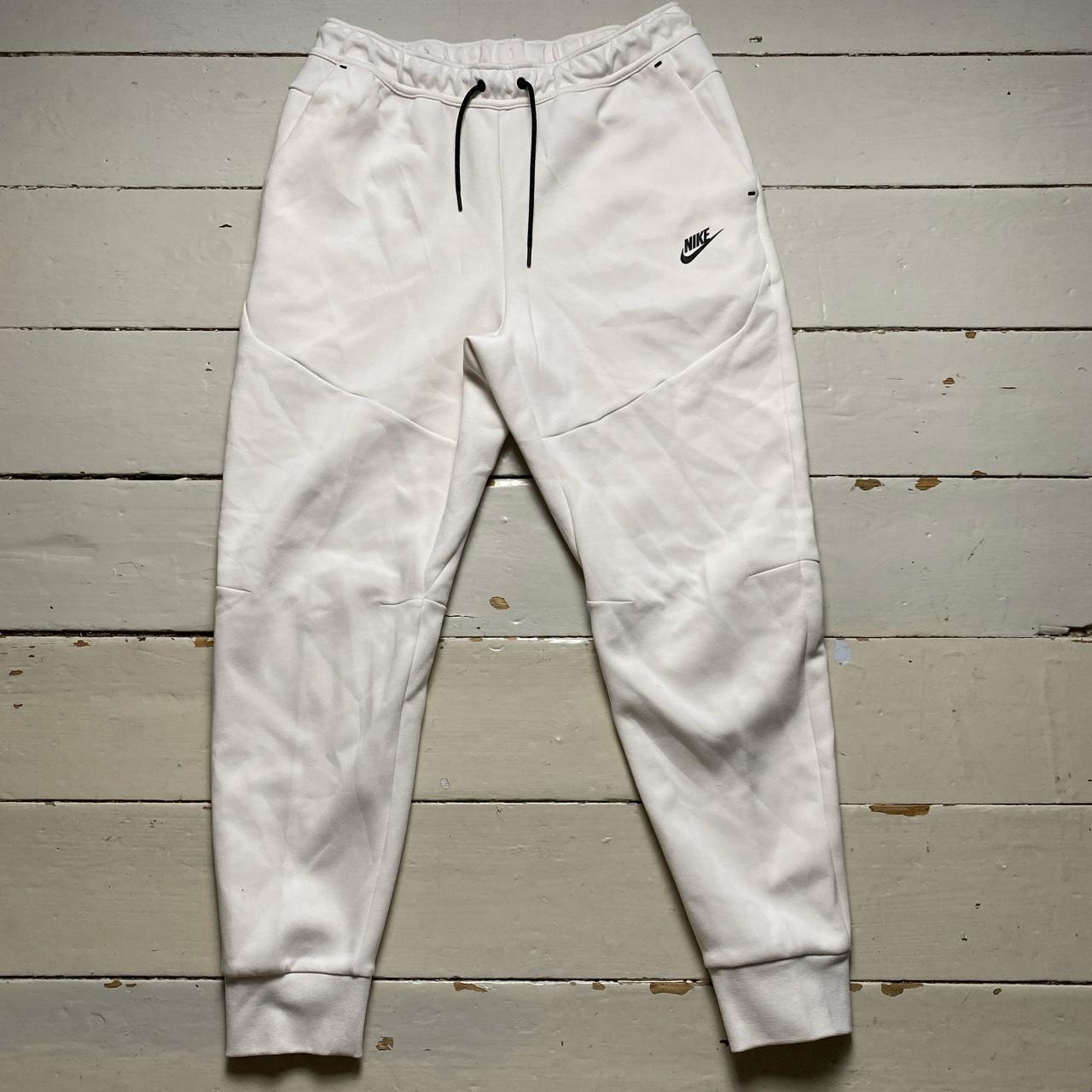 Nike Tech Fleece New Season Pure White Jogger Bottoms