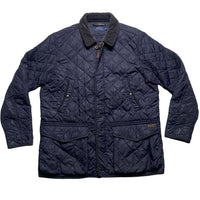Ralph Lauren Polo Navy Quilted Navy Jacket (XL)