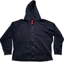Nike Black on Black Swoosh Hoodie (2XL)