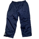 Reebok Navy and White Shell Trackpant Baggy Shorts (L)