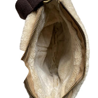 UGG Fur Trim Pouch Messenger Bag