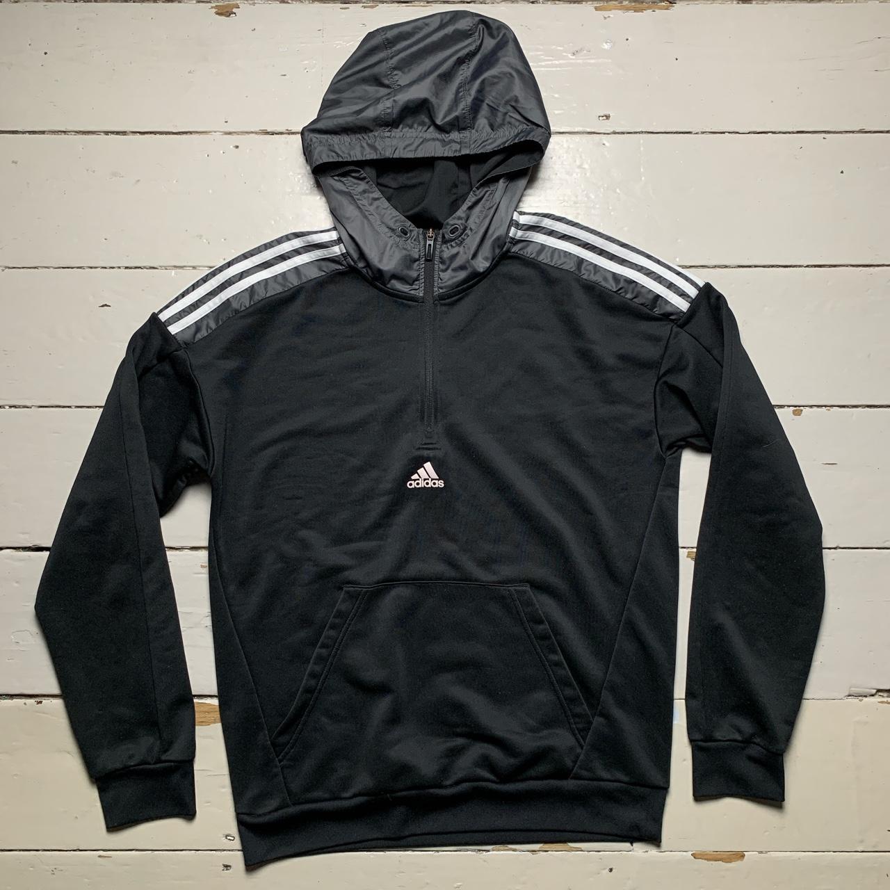 Adidas Aeroready Grey Black and White Tracksuit Hoodie