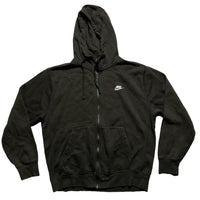 Nike Khaki Green and White Swoosh Full Tracksuit (M)